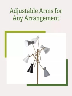 Adjustable 3-Arm Grow Lamp -Green Haven Shop 3 Arm 3