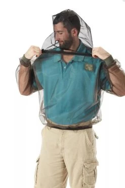 BugBaffler® Adult Hooded Shirt -Green Haven Shop 30632GR 005V tif