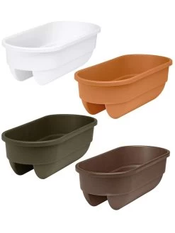 2' X 4' Railing Planter, 25" -Green Haven Shop 34336 001E tif