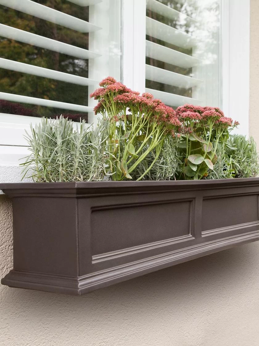 Fairfield Self-Watering Window Box, 4’ 1 Fairfield Self-Watering Window Box, 4’