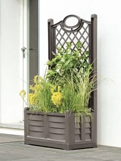 Separate Flower Box With Trellis -Green Haven Shop 3 4 crop 8613626 03V