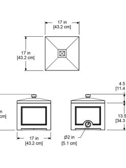 Fairfield Garden Hose Storage Bin -Green Haven Shop 8587080 03V tif