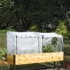 Elevated Planter Box, Frame And 2 Covers Kit, 2' X 8'