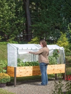 Elevated Planter Box, Frame And 2 Covers Kit, 2' X 8' -Green Haven Shop 8587631 304 tif 1