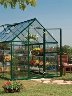 Canopia® By Palram Harmony™ Greenhouse, 6' -Green Haven Shop 8588022 13V tif