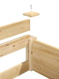 2-Tier Pine Raised Garden Bed, 80 Sqft.12'x12' -Green Haven Shop 8588181 04v 2