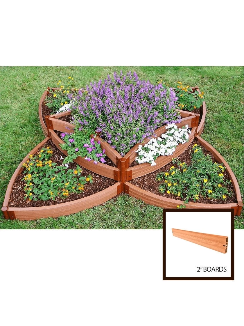 Classic Sienna Versailles Sunburst Raised Garden Bed With 2" Boards 1 Classic Sienna Versailles Sunburst Raised Garden Bed With 2" Boards
