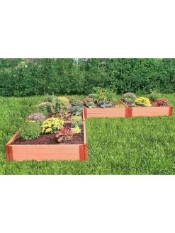 Classic Sienna Raised Garden Bed "L" Shaped With 2" Boards -Green Haven Shop 8588255 05v