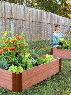 Composite Raised Bed With 1" Boards, 11" -Green Haven Shop 8588269 03V tif