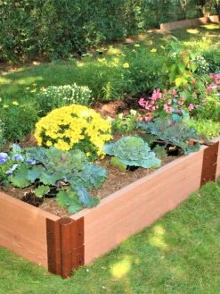 Classic Sienna Composite Raised Bed, 11" High With 2" Board -Green Haven Shop 8588283 01V tif