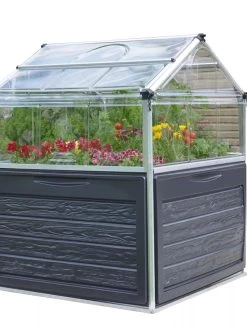 Canopia® By Palram Plant Inn™ Raised Bed Greenhouse, 4' X 4' -Green Haven Shop 8588308 08V tif