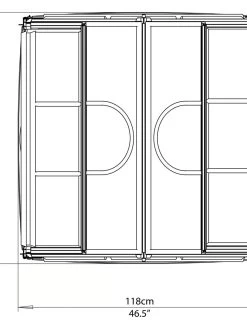 Canopia® By Palram Plant Inn™ Raised Bed Greenhouse, 4' X 4' -Green Haven Shop 8588803 11V tif