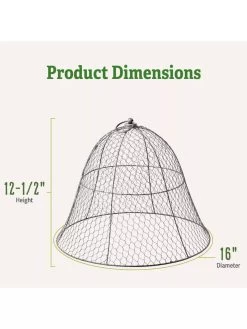 Chicken Wire Cloche -Green Haven Shop 8590210 2