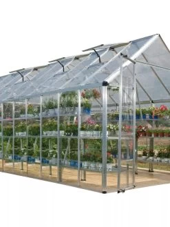Canopia® By Palram Harmony™ Snap & Grow Greenhouse, 8' -Green Haven Shop 8591043 03V tif