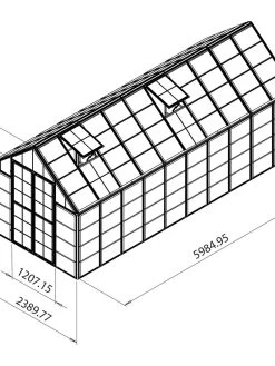 Canopia® By Palram Harmony™ Snap & Grow Greenhouse, 8' -Green Haven Shop 8591043 11V tif