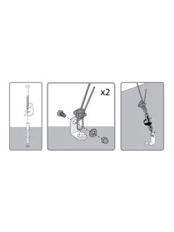 Canopia® By Palram Anchoring Kit For Snap & Grow™ Greenhouse -Green Haven Shop 8591357 07v