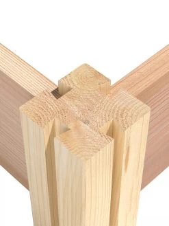 Cedar Raised Garden Bed, 4' X 4' X 6" -Green Haven Shop 8591724 05V tif