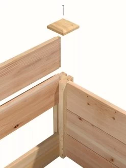 Cedar Raised Garden Bed, 4' X 4' X 6" -Green Haven Shop 8591724 06V tif