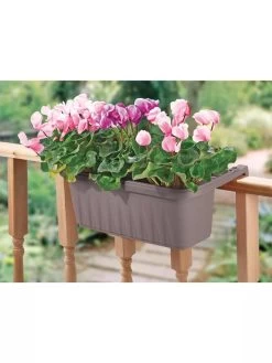 Adjustable Self-Watering Railing Planter, 24" -Green Haven Shop 8592173 02V 3 4