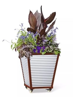 Galvanized Self-Watering Planters 8 Galvanized Self-Watering Planters -Green Haven Shop 8592177 5066 tif