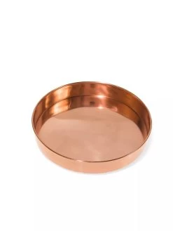 Small Round Copper Plant Tray, 10" -Green Haven Shop 8593529 1175 tif