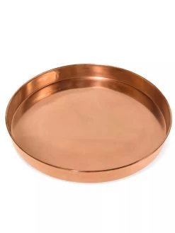 Large Round Copper Plant Tray, 14" -Green Haven Shop 8593531 1173 tif