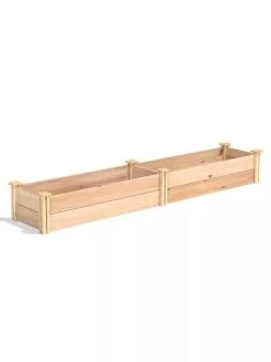 Premium Cedar Raised Garden Bed, 16" X 96" -Green Haven Shop 8593873 03V