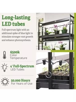 LED SunLite® 3-Tier Garden -Green Haven Shop 8595554 7