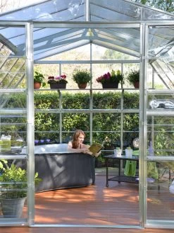 Canopia® By Palram Americana™ Greenhouse, 12' X 12' -Green Haven Shop 8595693 02v