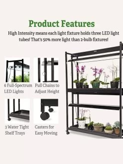 LED SunLite® High Intensity 2-Tier Garden -Green Haven Shop 8596023 4