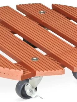 Round Waterproof Planter Caddy, 11-1/2" -Green Haven Shop 8596658 001V tif