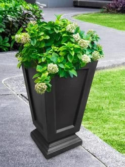 Kensington Self-Watering Tall Patio Planter, 25" -Green Haven Shop 8598549 01V tif