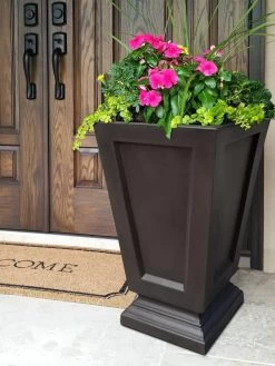 Kensington Self-Watering Tall Patio Planter, 25" -Green Haven Shop 8598549 03V tif