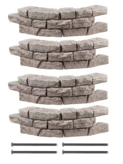 Rock Lock Interlocking Garden System, Curved Sets -Green Haven Shop 8598736 01V jpg