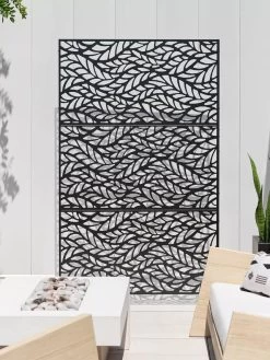 Veradek 3-Panel Privacy Screen Set, Flowleaf 10 Veradek 3-Panel Privacy Screen Set, Flowleaf -Green Haven Shop 8599187 09V tif