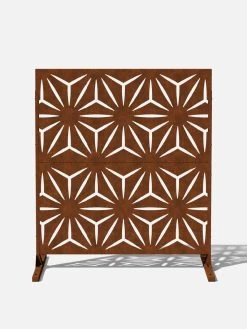 Veradek 2-Panel Privacy Screen Set, Star -Green Haven Shop 8599214 14v