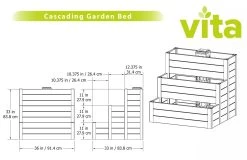 Cascading Keyhole Garden Bed -Green Haven Shop 8599294 04V tif