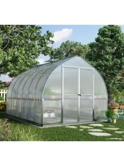Canopia® By Palram Bella™ Greenhouse, 8' -Green Haven Shop 8599338 02v