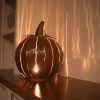 Desert Steel Pumpkin Luminary, Short