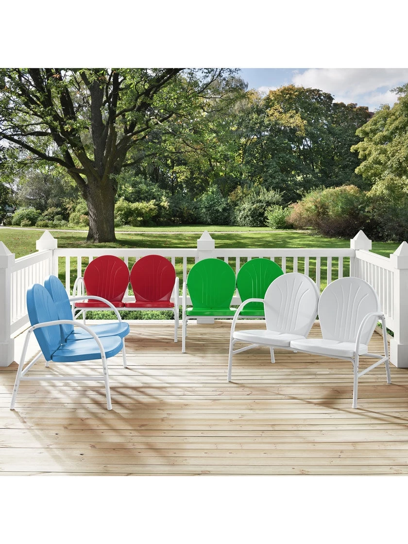 Crosley Griffith Metal Outdoor Loveseat 2 Crosley Griffith Metal Outdoor Loveseat - Image 2