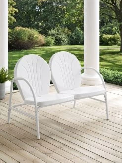 Crosley Griffith Metal Outdoor Loveseat