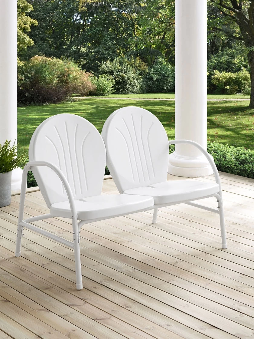 Crosley Griffith Metal Outdoor Loveseat 1 Crosley Griffith Metal Outdoor Loveseat