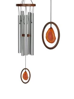 Agate Chime™, Large -Green Haven Shop 8599738 02v woodstock agate chime large brown