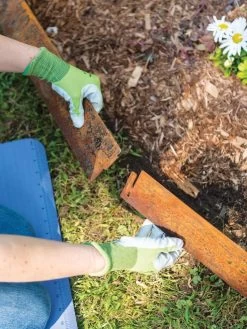 Corten Steel Edging 5" H, Set Of 3 -Green Haven Shop 8599845 0253 tif