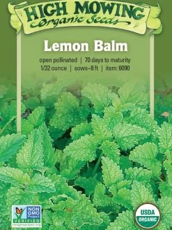 Lemon Balm Organic Seeds 5 Lemon Balm Organic Seeds -Green Haven Shop 8599880 02V tif