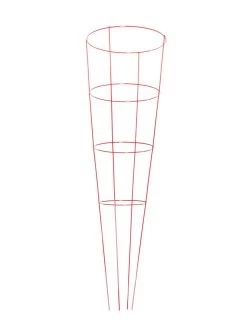 Heavy-Duty Plant Supports 54", Set Of 5 -Green Haven Shop 8600032 02v heavy duty colorful plant supports 54 inch red