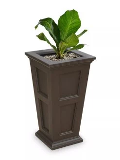 Fairfield Self-Watering Tall Patio Planters, 34” -Green Haven Shop 8600109 06V tif