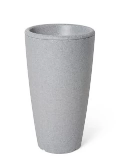 Solar Illuminated Planter Tall Granite, 32" 10 Solar Illuminated Planter Tall Granite, 32" -Green Haven Shop 8600183 18724 tif