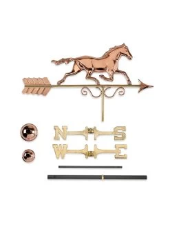Galloping Horse Copper Weathervane 7 Galloping Horse Copper Weathervane -Green Haven Shop 8600346 04v