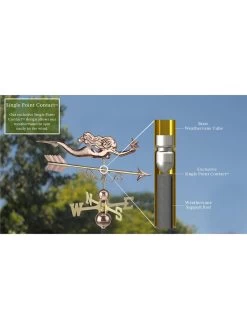 Little Mermaid Copper Weathervane -Green Haven Shop 8600350 06v